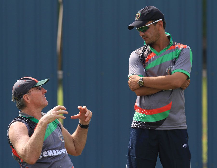 Geoff Lawson, the consultant coach of the Afghanistan U-19s team