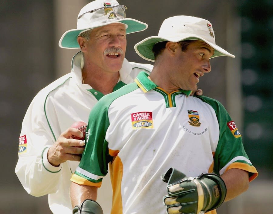 Mark Boucher and Ray Jennings