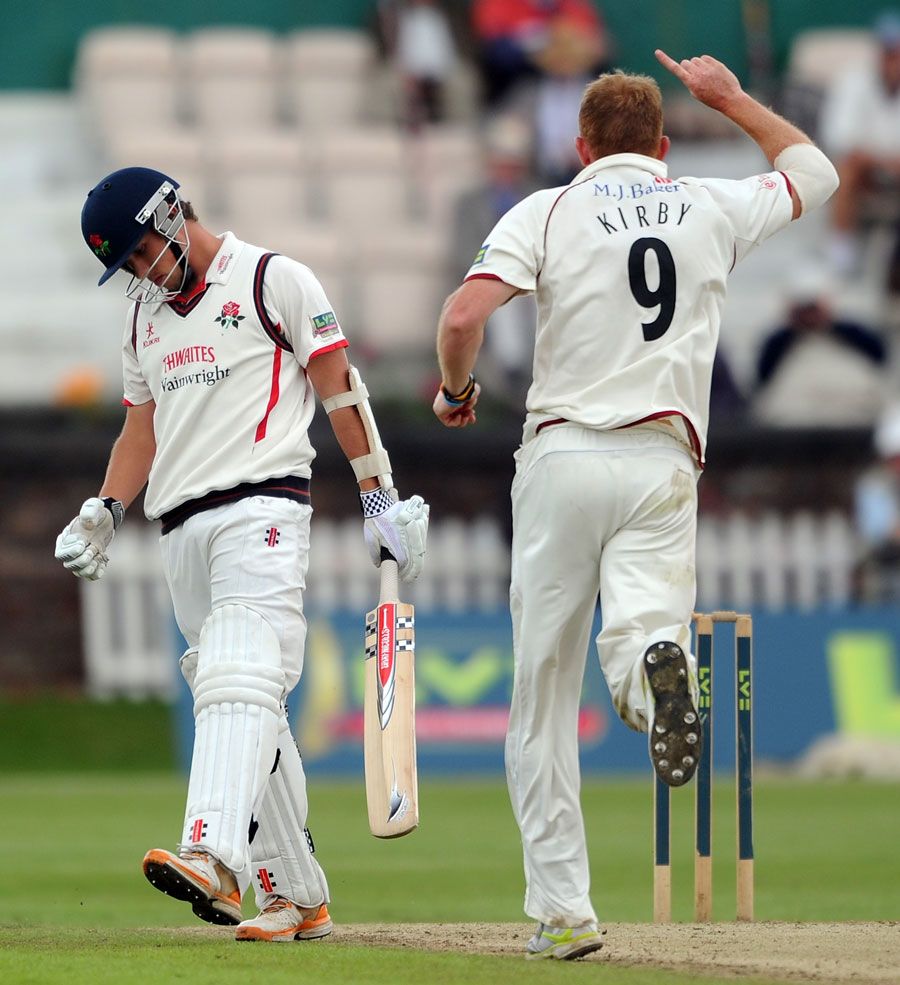 Steve Kirby celebrates removing Simon Kerrigan