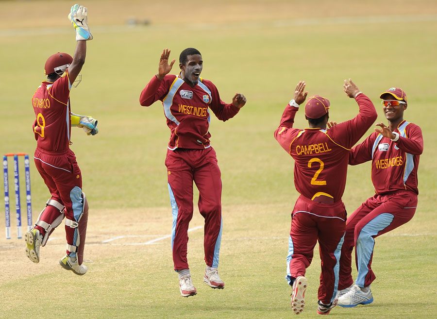Derone Davis picked up three wickets with his left-arm spin