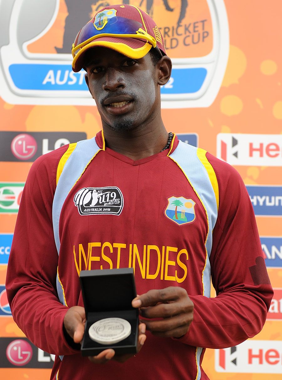 Derone Davis was adjudged Man of the Match for his all-round show