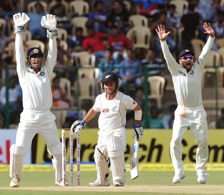 MS Dhoni and Virat Kohli appeal successfully against Kruger van Wyk