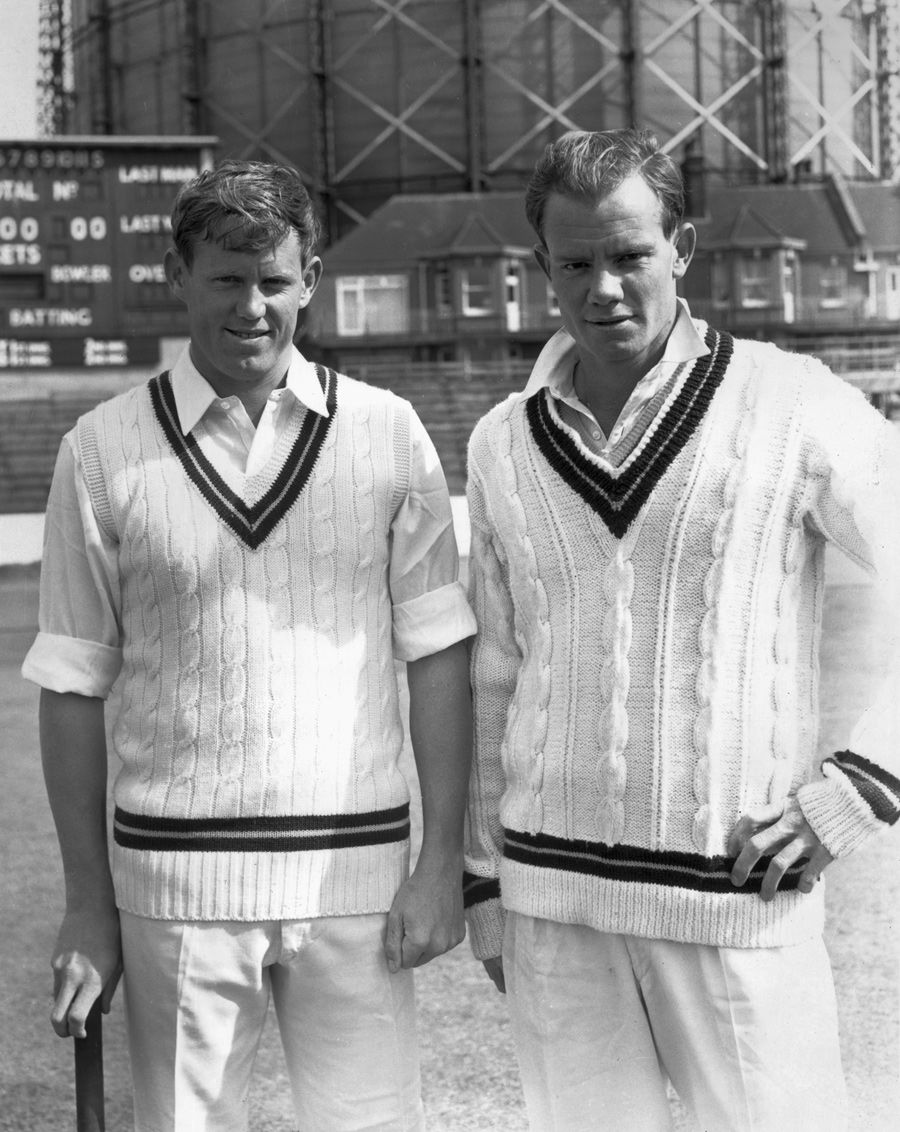 Graeme and Peter Pollock at the practice session