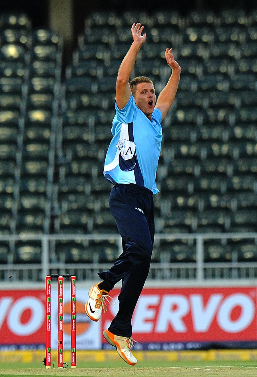 Michael Bates took 1 for 17 in three overs