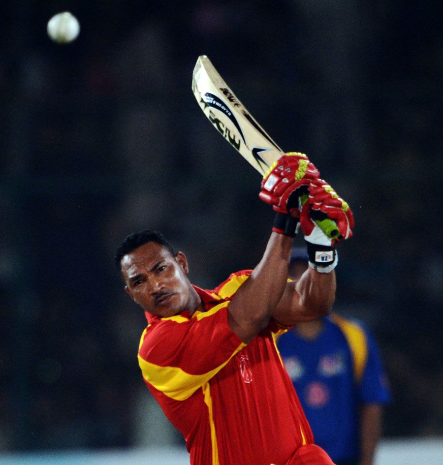 Adam Sanford was involved in a 57-run stand for the tenth wicket