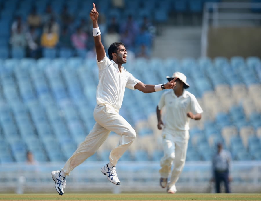 Kshemal Waingankar dismissed Ian Bell and Nick Compton