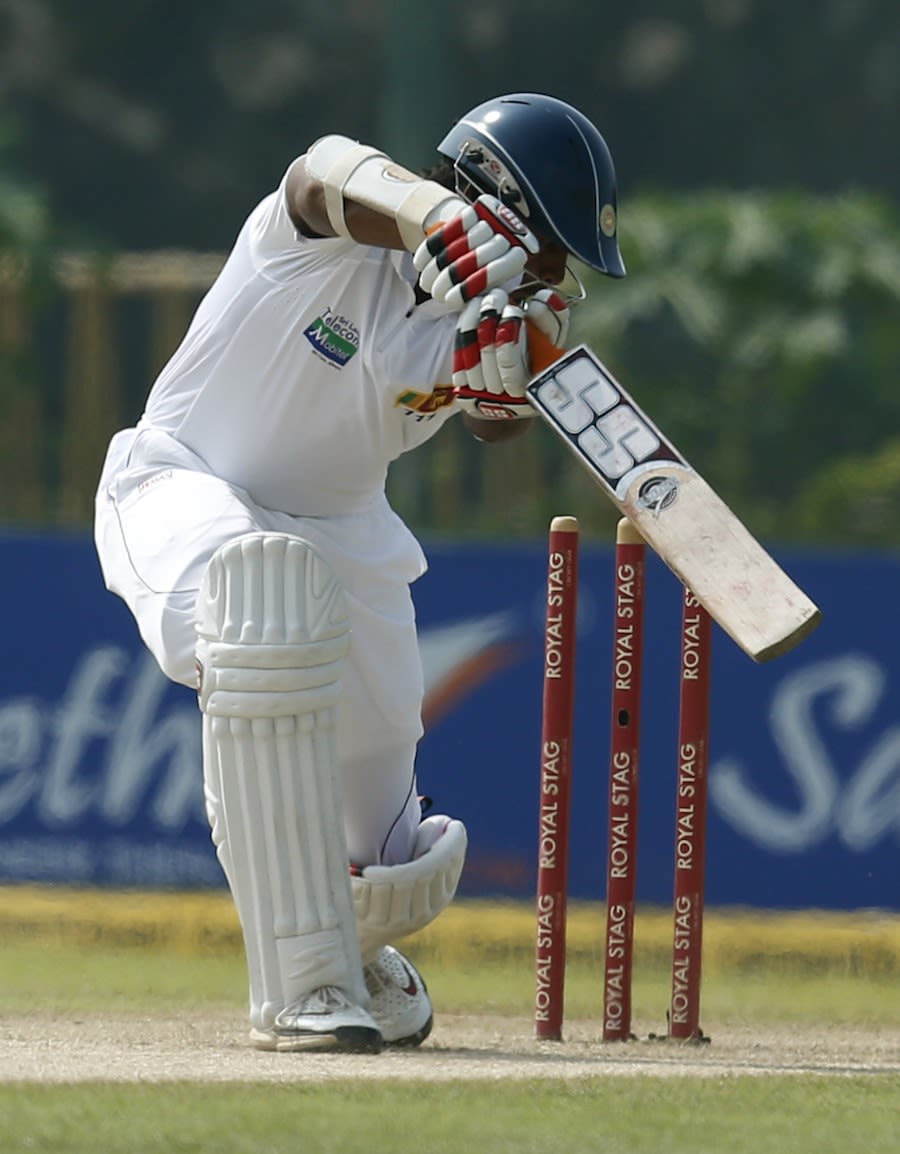 Tharanga Paranavitana was bowled in the first over