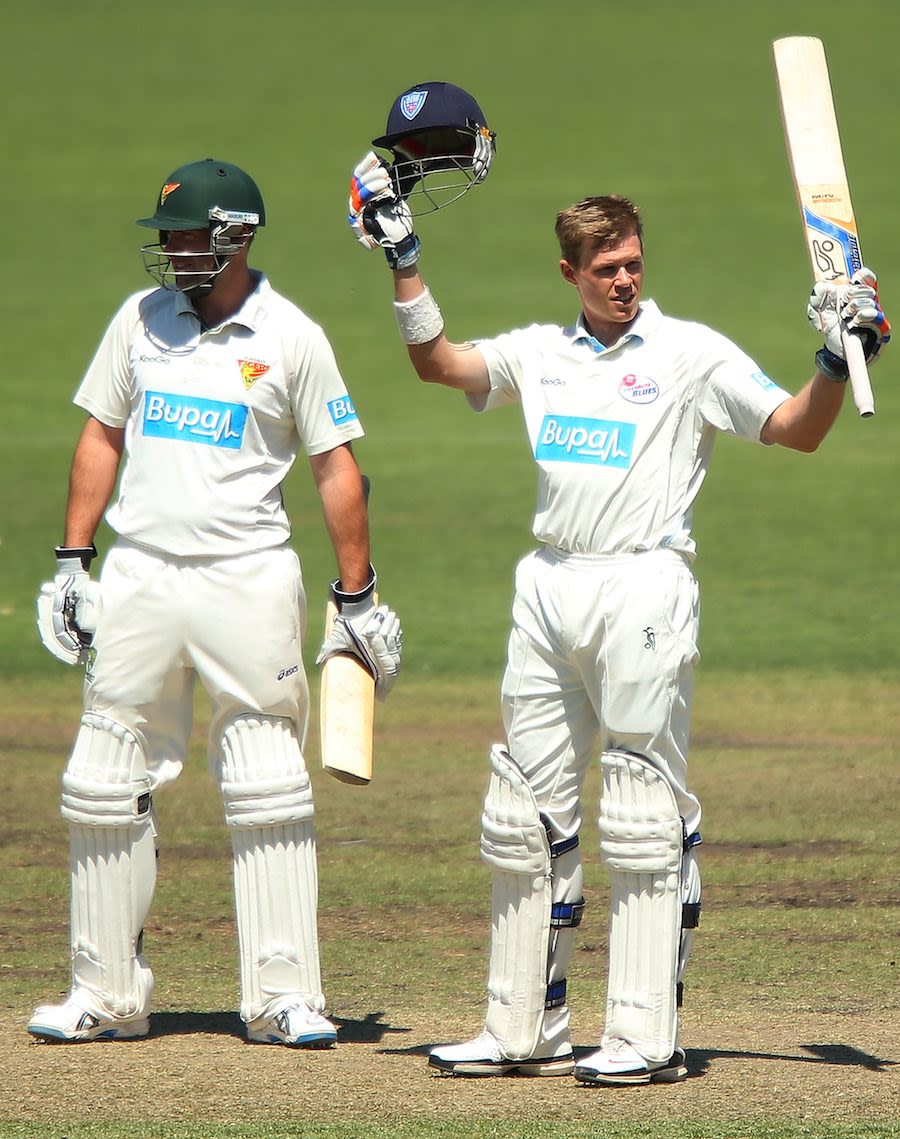 Scott Henry celebrates his century
