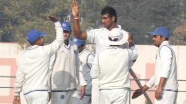 Punjab take lead, need 231 to win