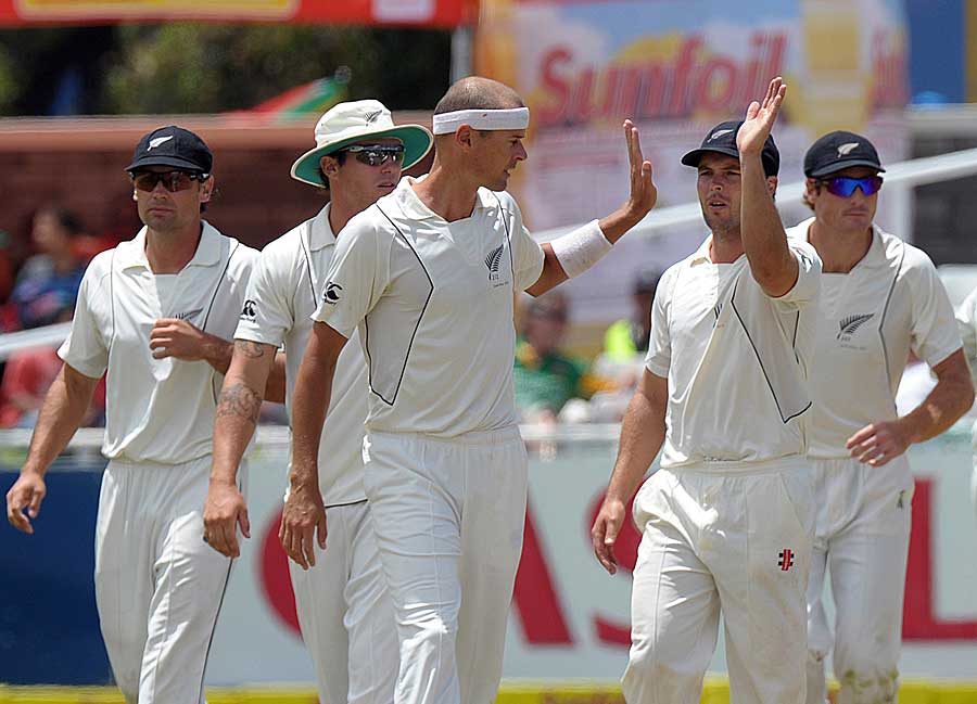 Chris Martin picked up three wickets