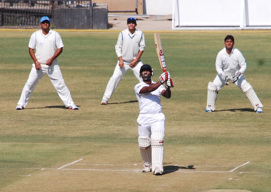 Imtiaz Ahmed hits over the top