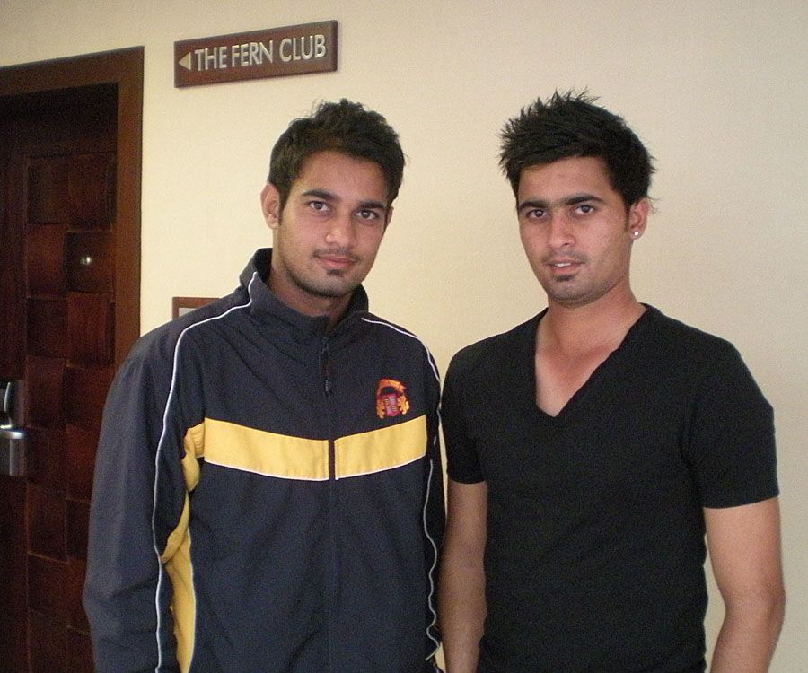 Siddarth Kaul with his brother Uday