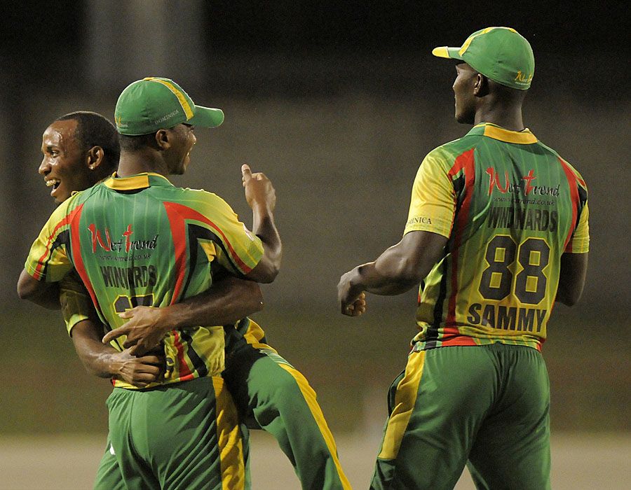 Garey Mathurin took two crucial wickets to peg Guyana back