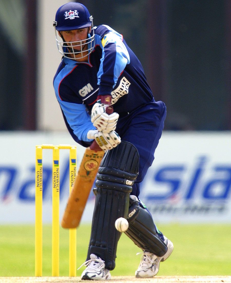 Kim Barnett made 101 from 123 balls