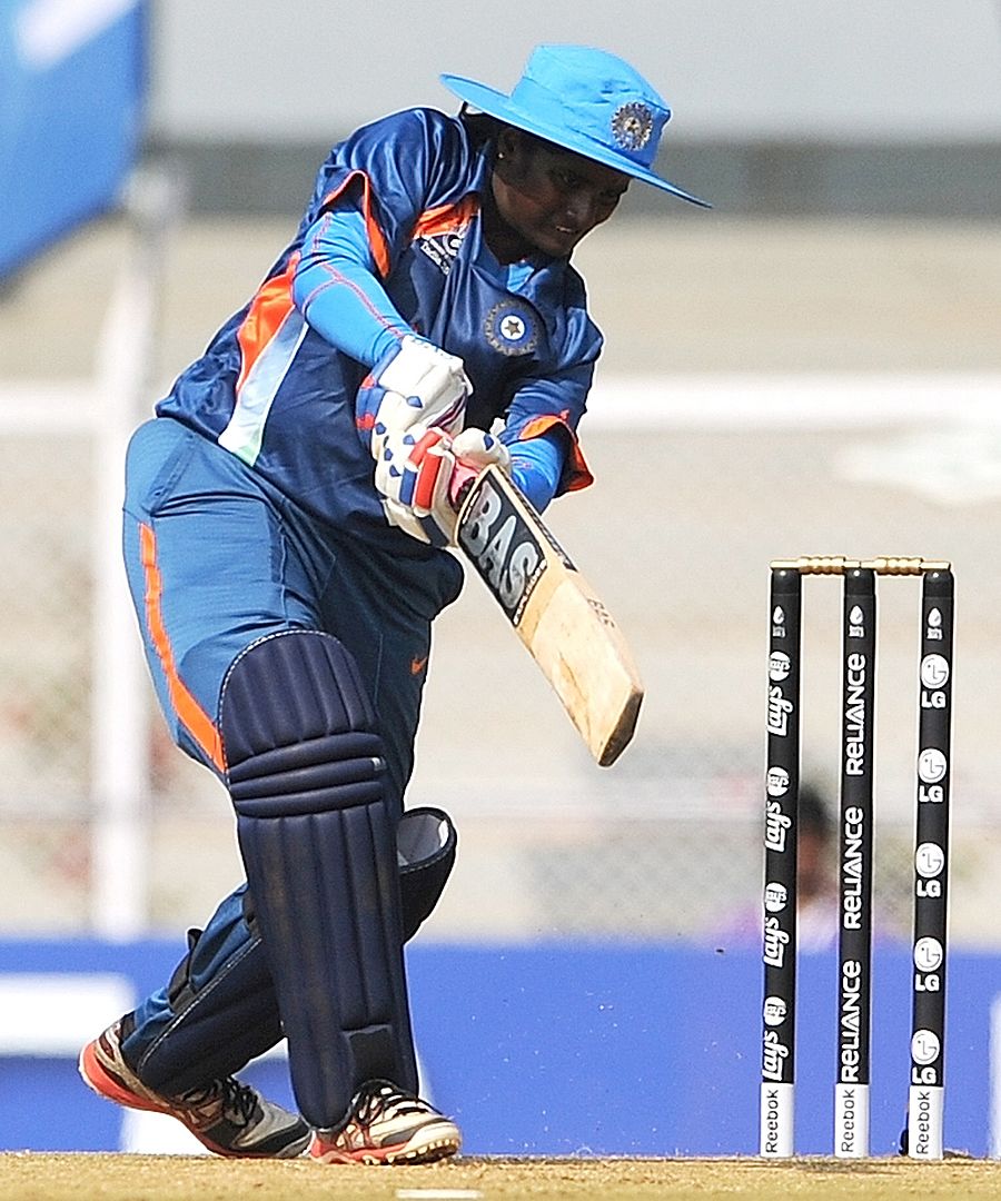 Opener Thirush Kamini played steadily to provide India a safe start