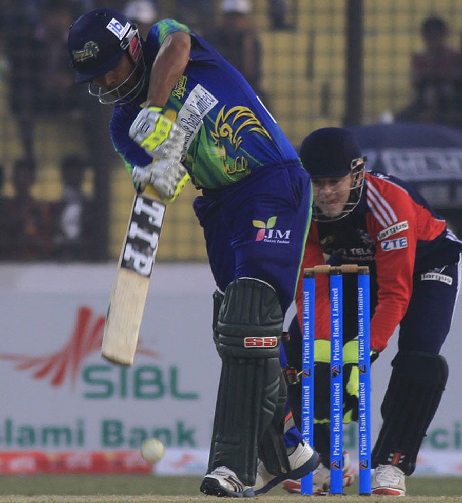 Nazmul Hosain Milon steered Sylhet Royals to victory with an unbeaten 45