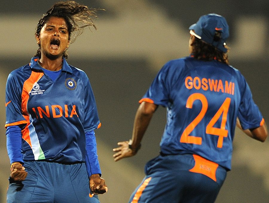 Nagarajan Niranjana pegged West Indies back with crucial wickets