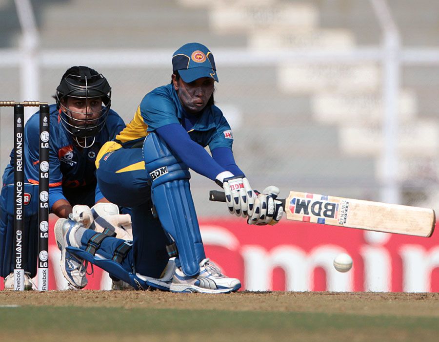 Deepika Rasangika scored 84 to help set up a strong total