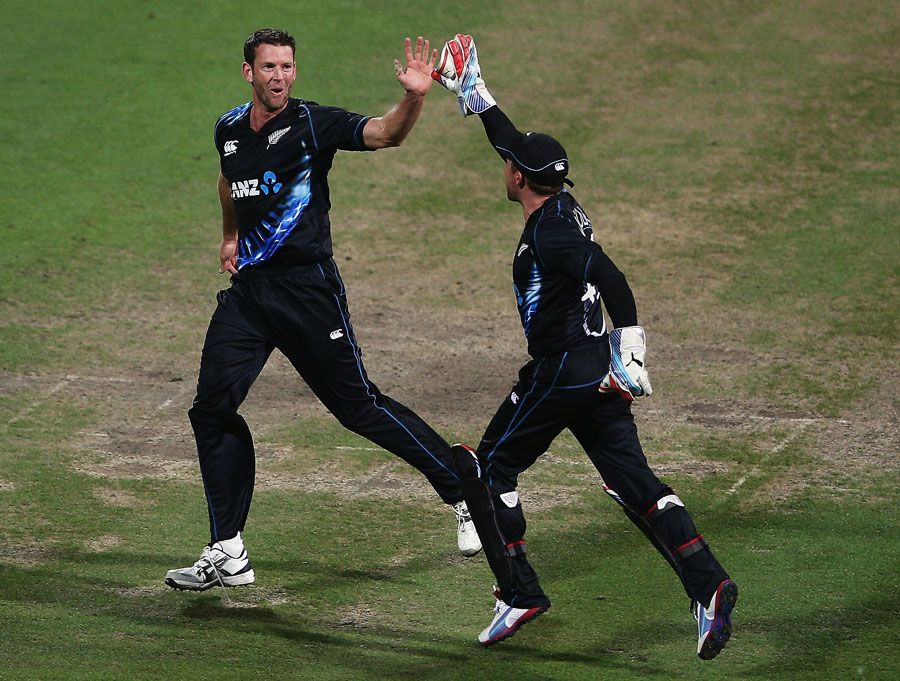 Ian Butler took two wickets on his return to international cricket