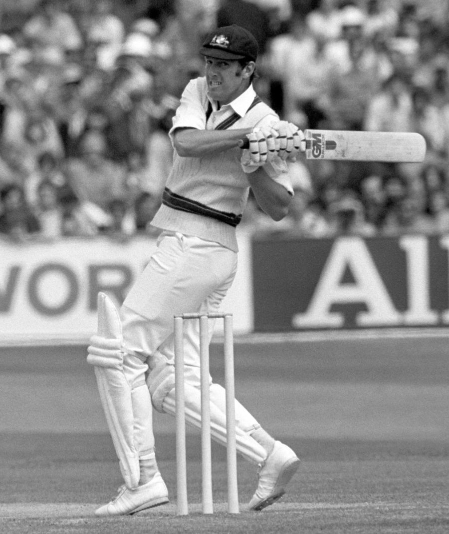 Rick McCosker hooks on his way to 51