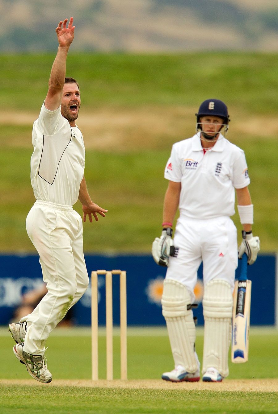 Carl Cachopa appeals for a wicket