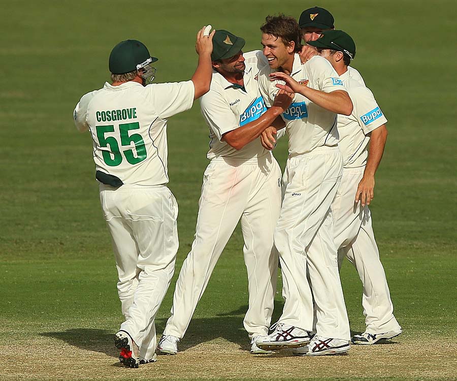 Luke Butterworth took four wickets in Tasmania's big win