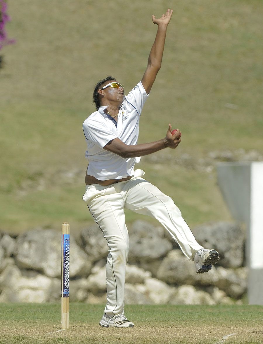 Ryan Austin took six wickets against Leeward Islands