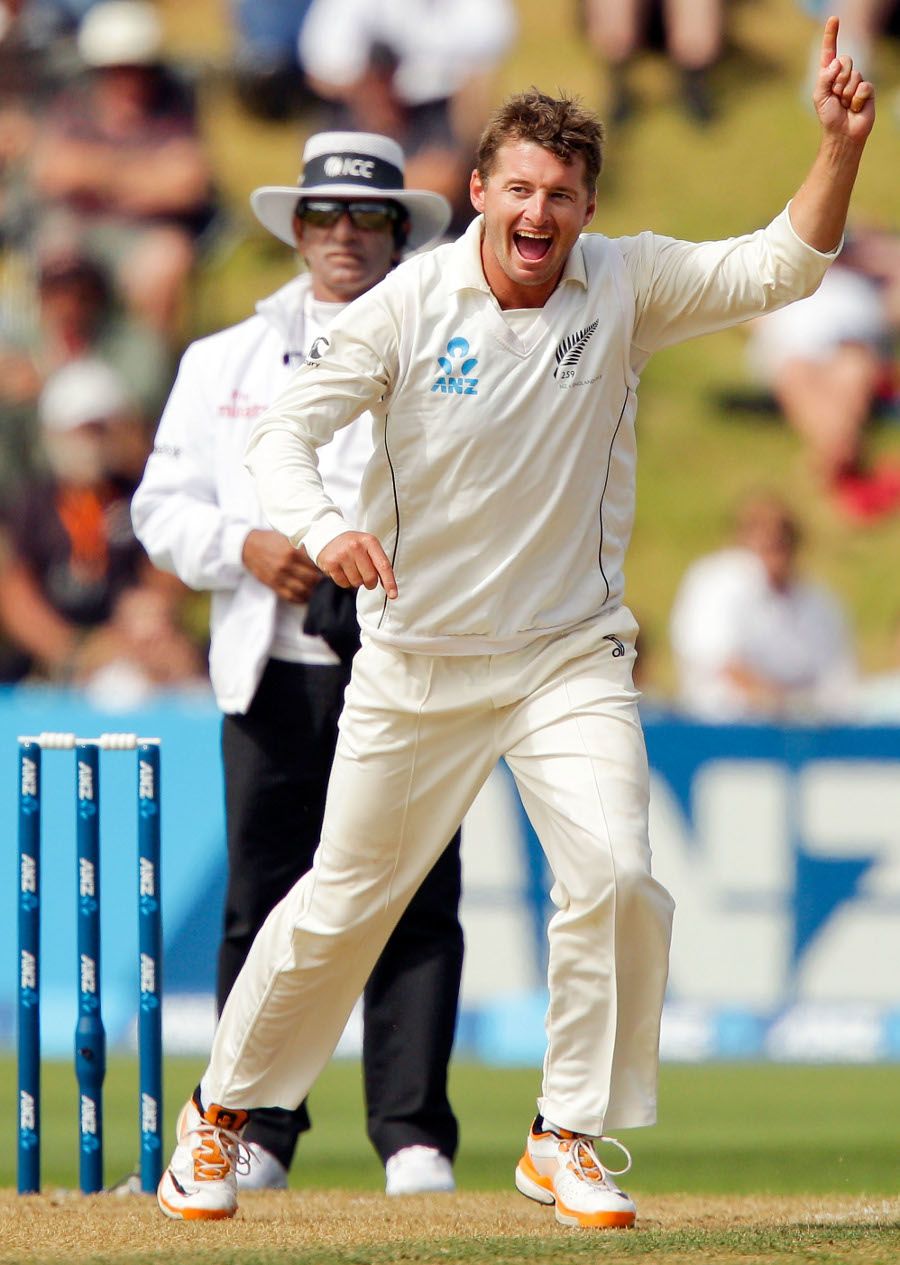 Bruce Martin bowled impressively on the second morning