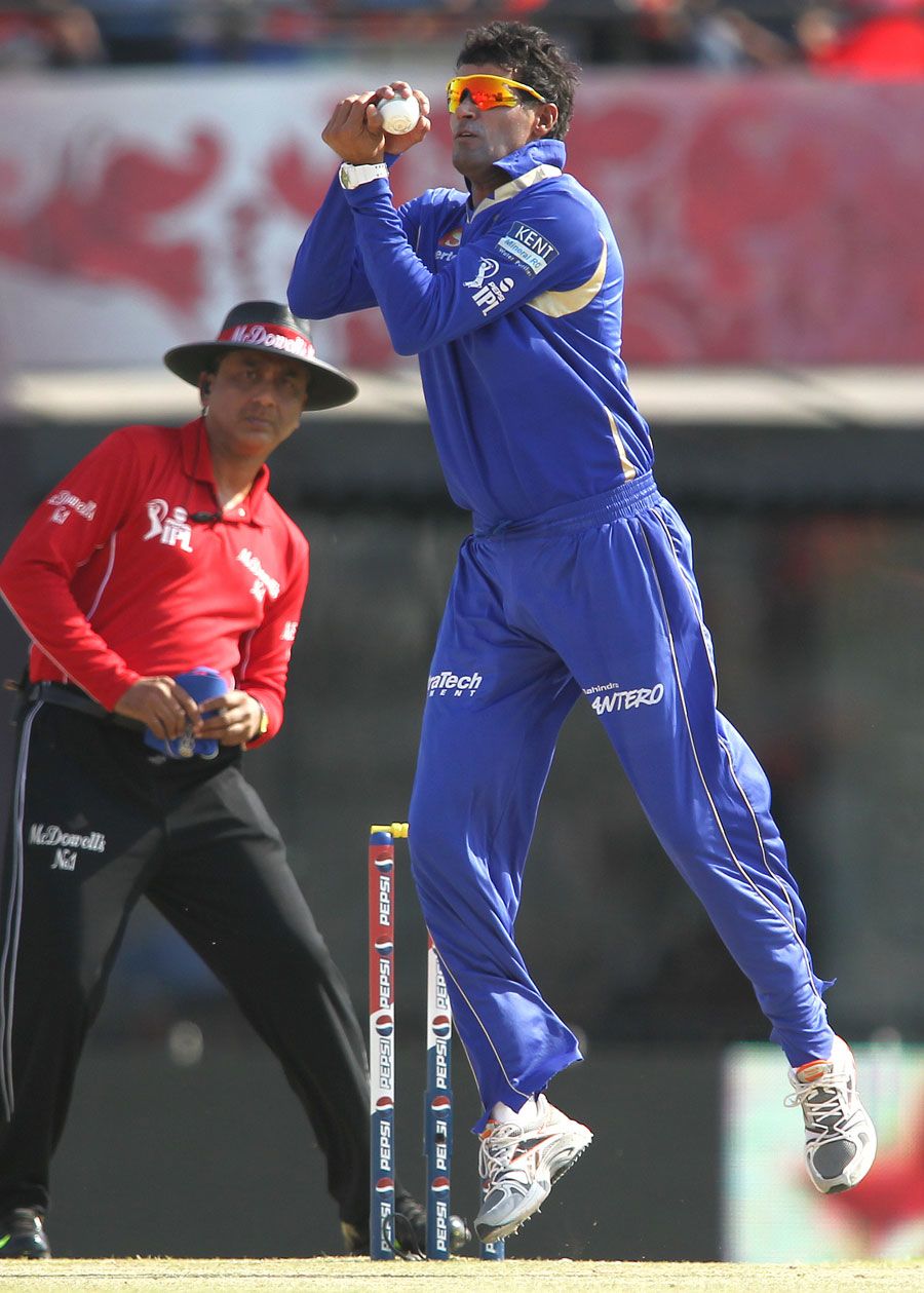 Ajit Chandila plucks a catch