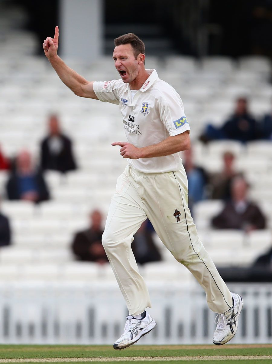 Callum Thorp took three top-order wickets