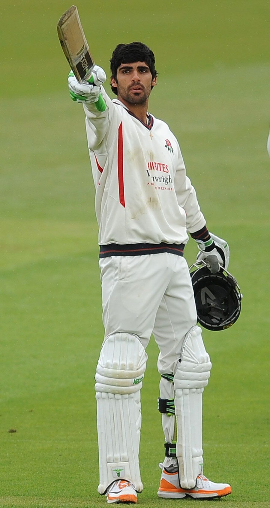 Andrea Agathangelou celebrates his hundred
