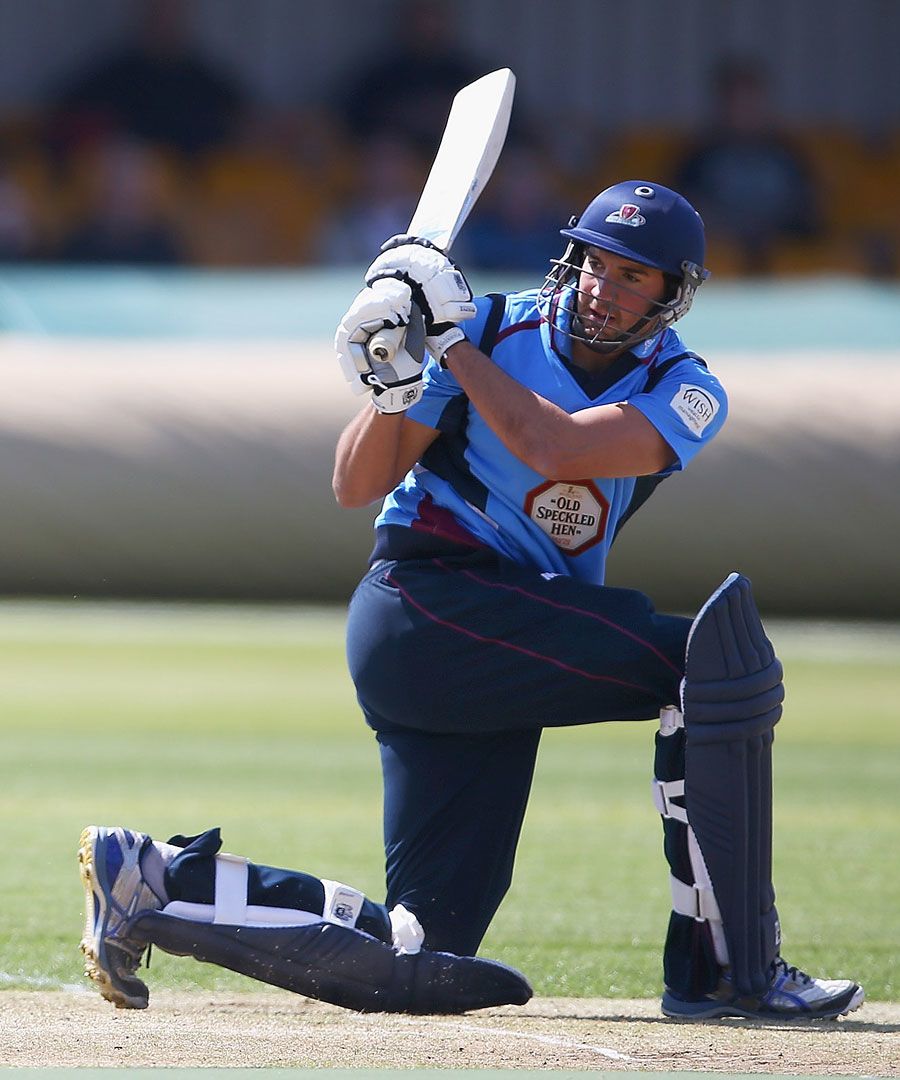 Matthew Spriegel struck four boundaries in his 35