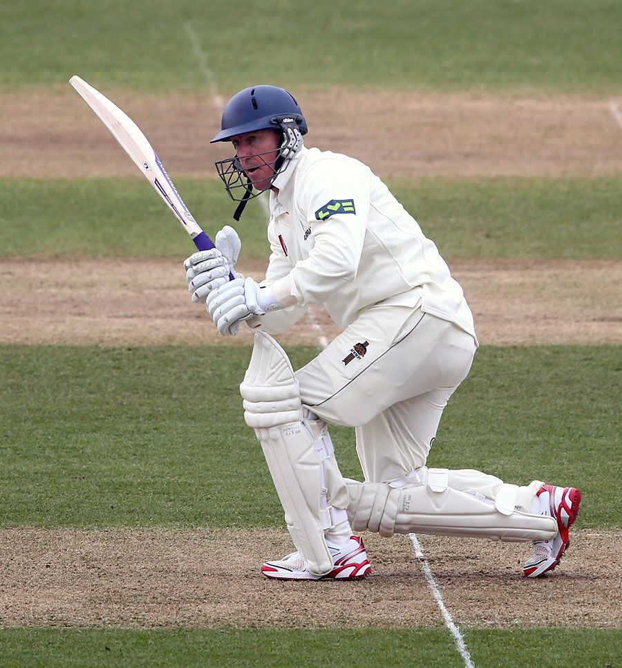 Murray Goodwin works to leg