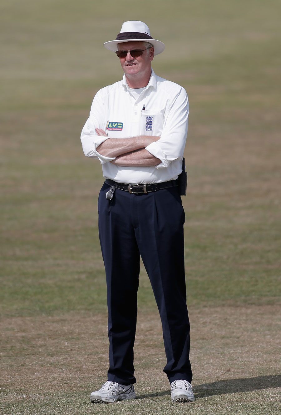 Steve Garratt standing at Cheltenham