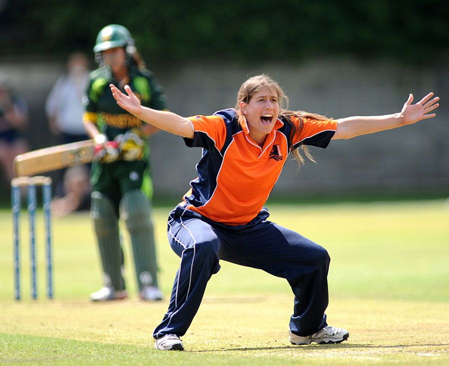 Esther de Lange during an appeal