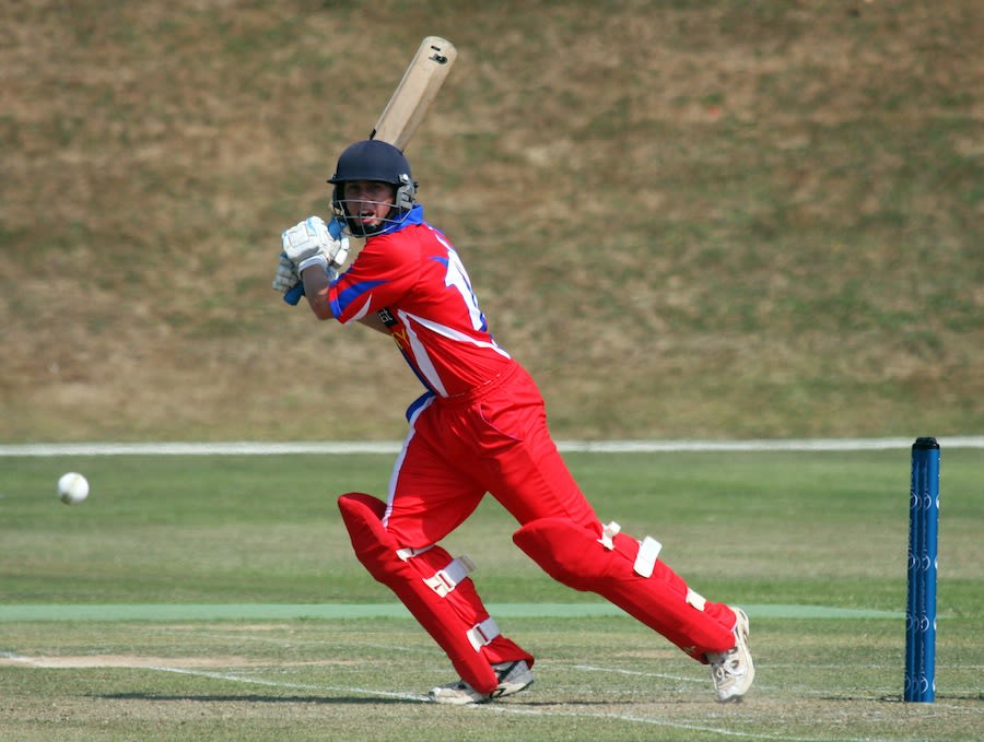 Luke Gallichan during his knock of 72