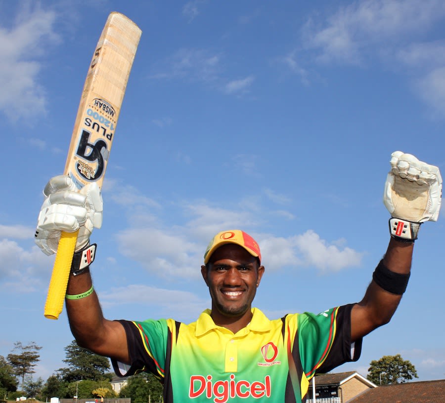 Andrew Mansale's hundred setup the win for Vanuatu