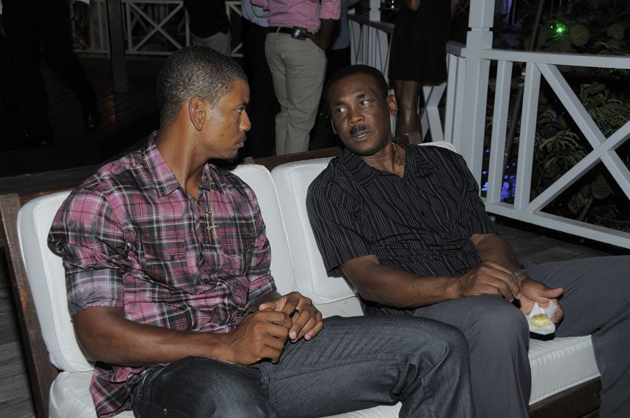 Gordon Greenidge speaks with Kieran Powell