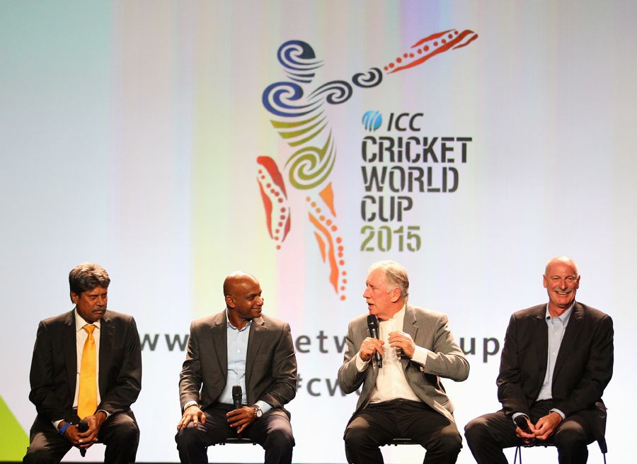 Kapil Dev, Sanath Jayasuriya, Ian Chappell and Dennis Lillee chat
