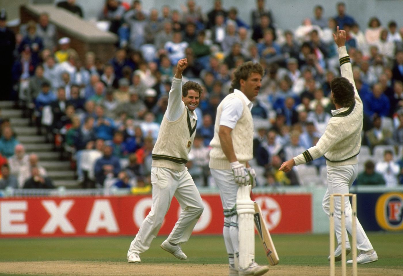 Ian Botham was one of Terry Alderman's five victims in the second innings