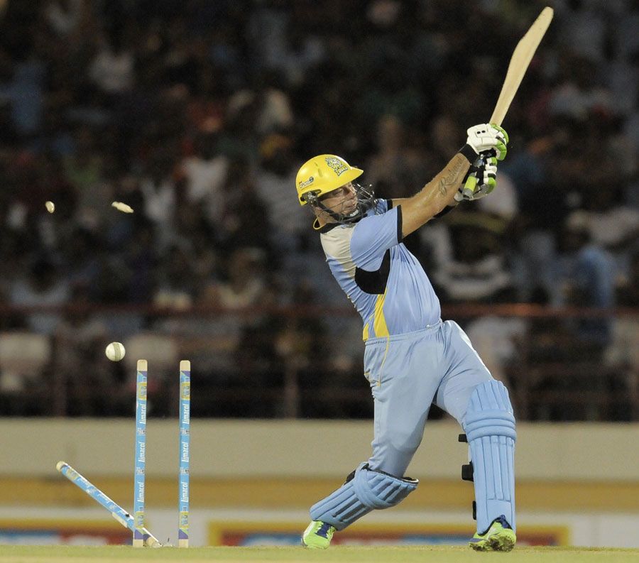 Herschelle Gibbs looked out of touch before being bowled for 5