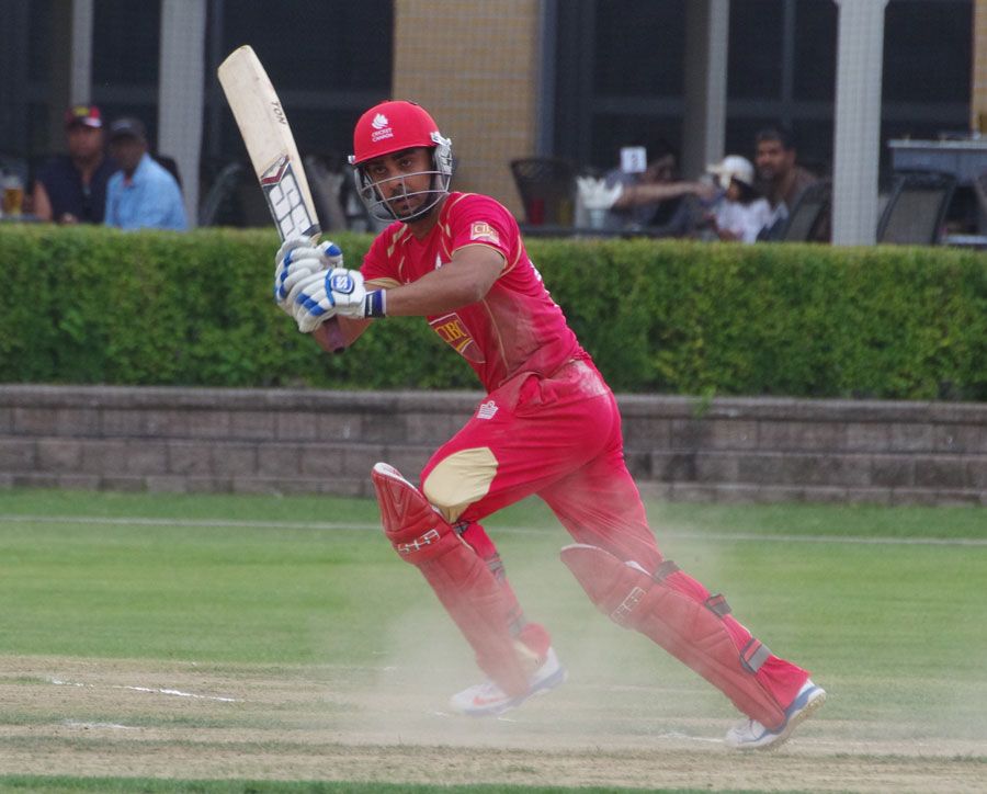 Ashish Bagai flicks to the leg side