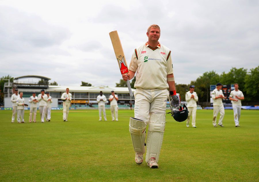 Matthew Hoggard was applauded off the field in his last match