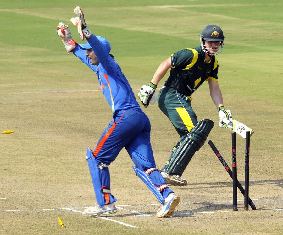 Damien Mortimer was stumped by Ankush Bains