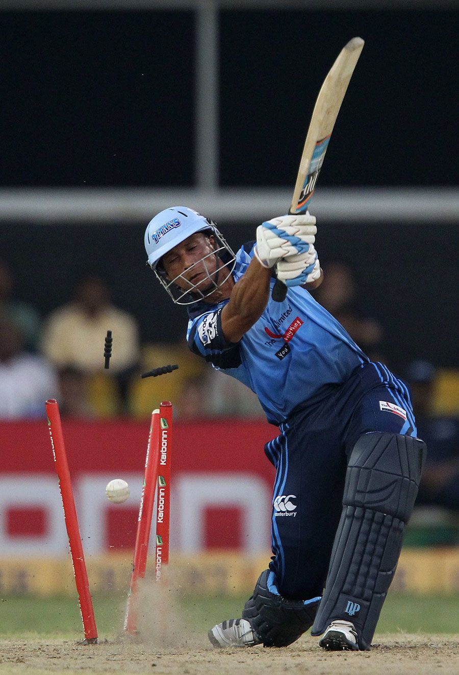 Henry Davids was bowled for 42