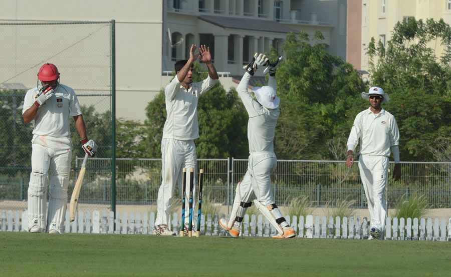 Ragheb Aga picked up three wickets for 12 runs off six overs