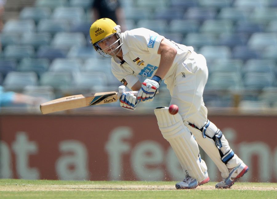 Tom Triffitt plays down the leg side