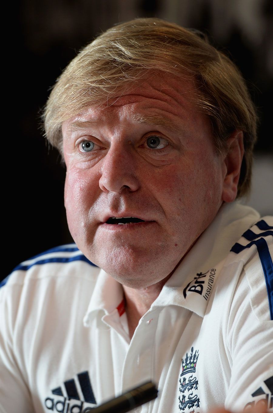 Hugh Morris, managing director of England cricket, at a press conference