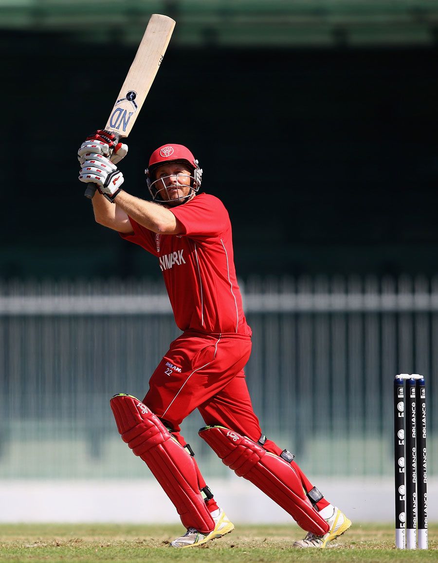 Carsten Pedersen finished unbeaten on 42 off 50 balls