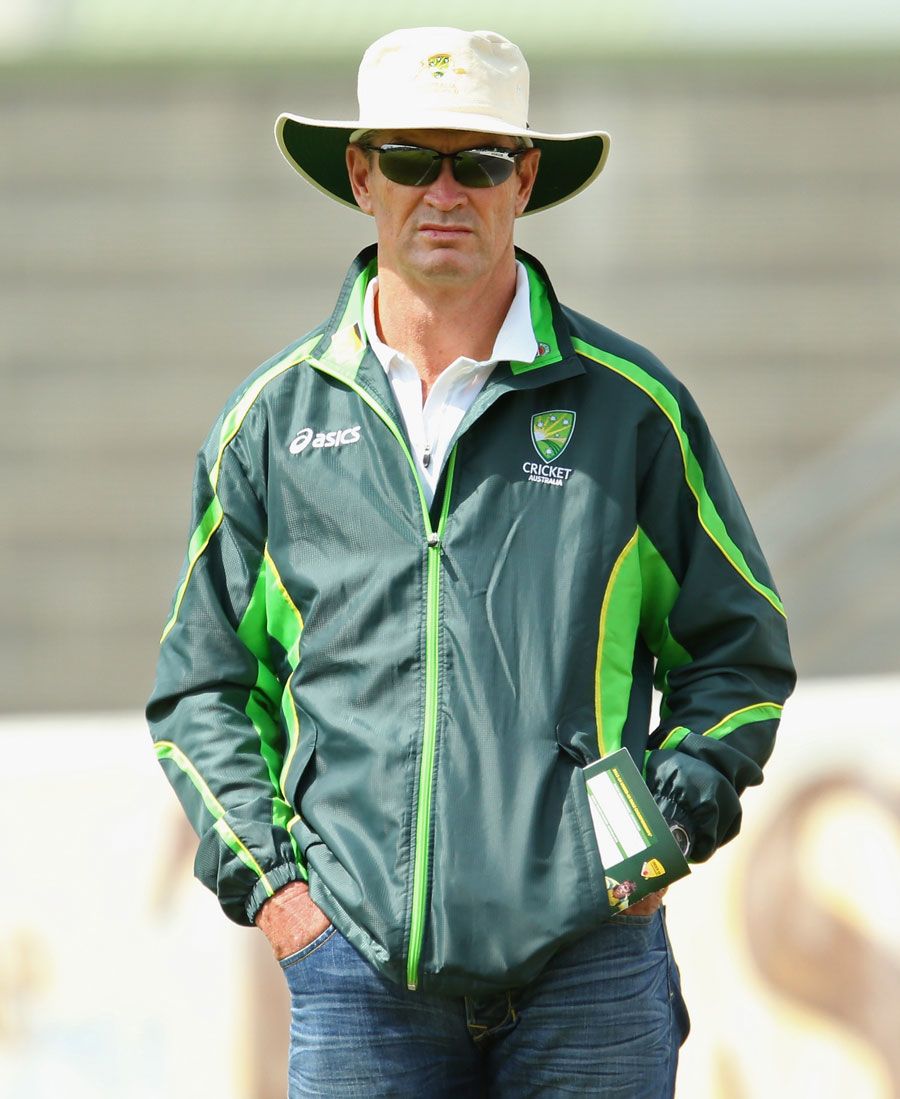 Graeme Hick at an Under-19 game in Hobart